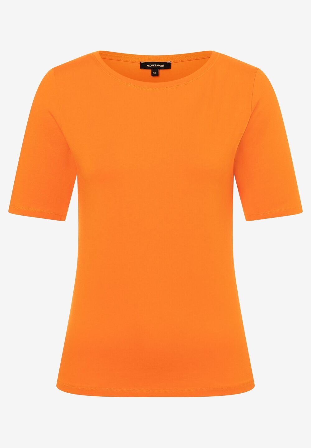 T-Shirt, U-Boot Ausschnitt, fresh orange, Frühjahrs-Kollektion, orangeDetailansicht 1