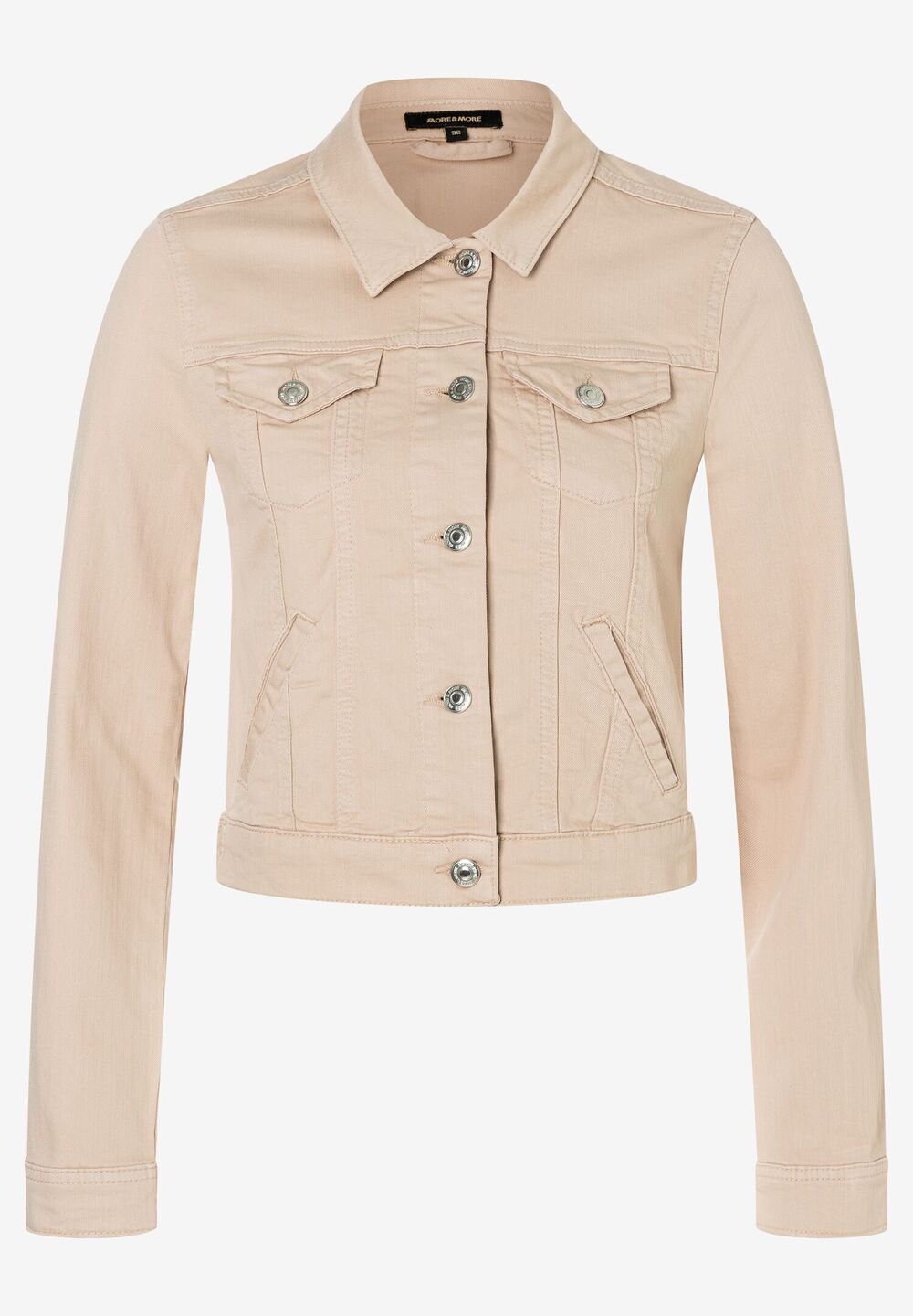 coloured Denimjacke, seashell, Frühjahrs-Kollektion, ecru Detailansicht 1