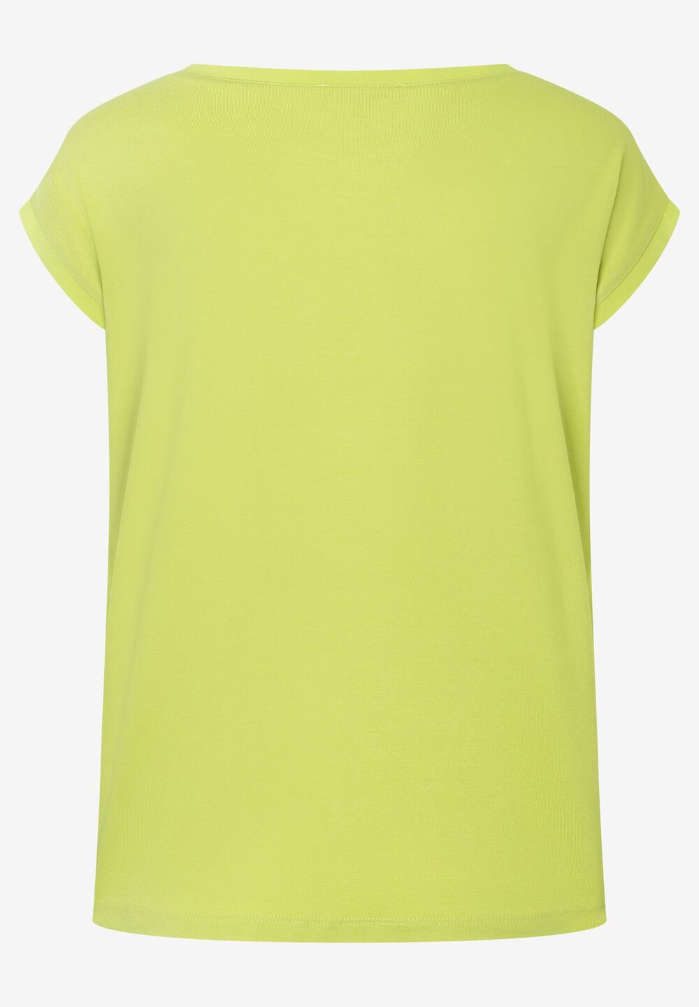 T-Shirt mit Chiffonkante, lime green, Sommer-Kollektion, gelbDetailansicht 2
