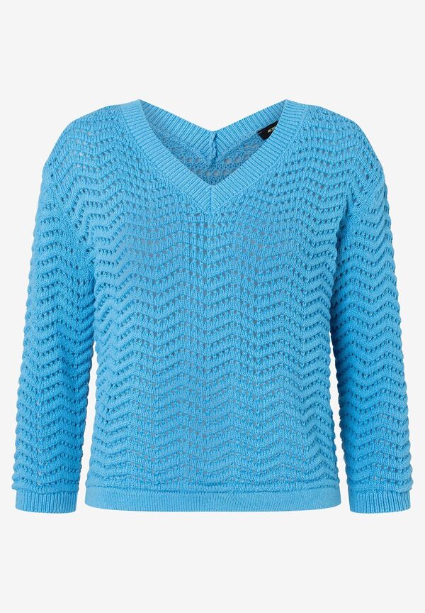 Ajour-Pullover, happy blue, Sommer-Kollektion