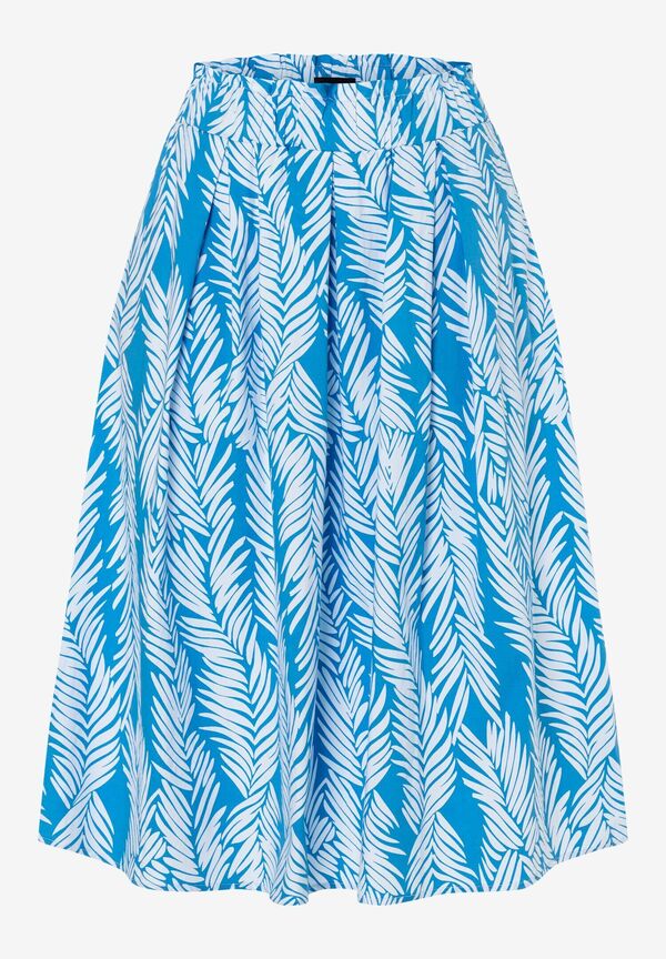 Glockenrock, Palmblätter-Print, Sommer-Kollektion