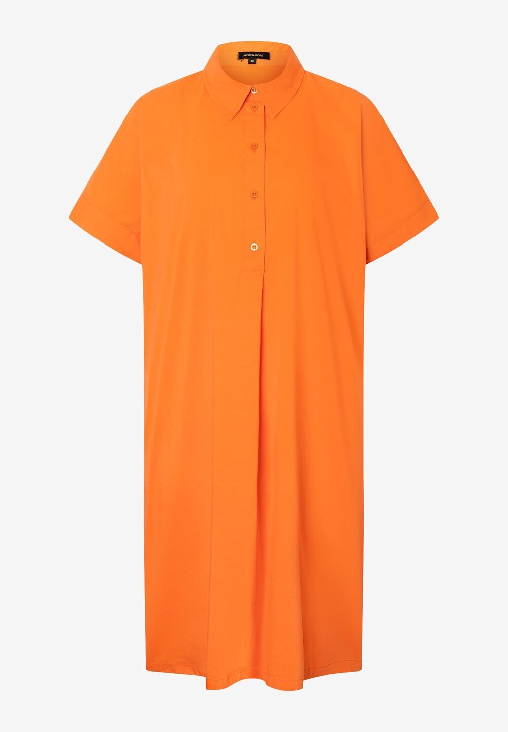 Hemdblusenkleid, fresh orange, Sommer-Kollektion, orange Rückansicht