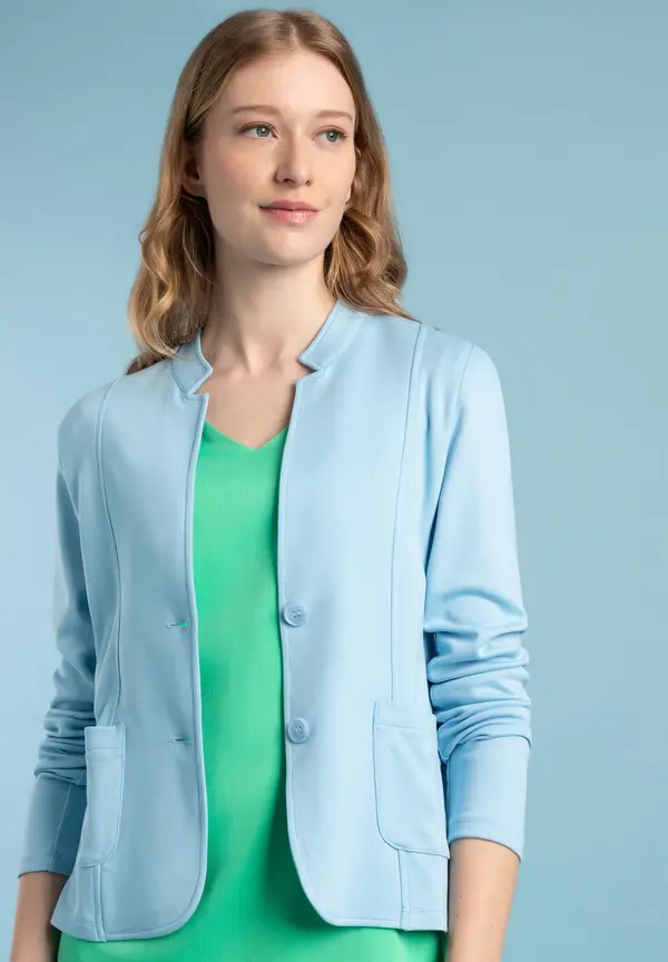 More & More Jerseyjacke, light skyblue, Frühjahrs-Kollektion