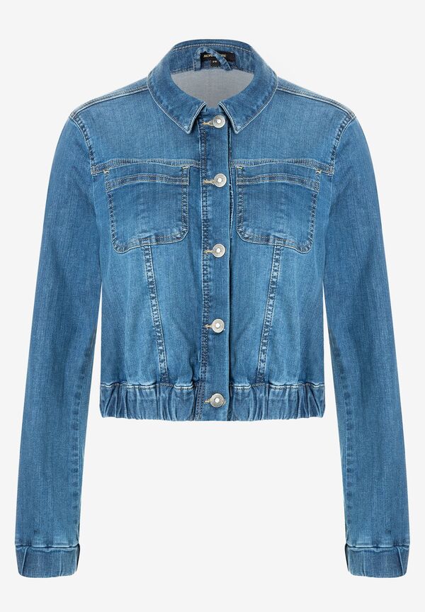 4027819914362 - verkürzte Jeansjacke blue denim Frühjahrs-Kollektion