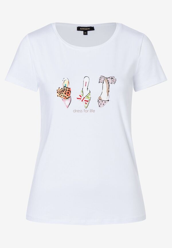 4027819913938 - Motiv T-Shirt weiß Sommer-Kollektion