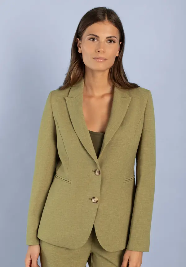 More & More Blazer, soft moss green