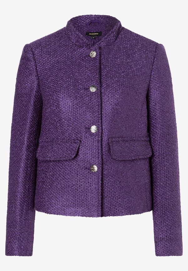 Bouclé-Blazer, pure purple, Herbst-Kollektion