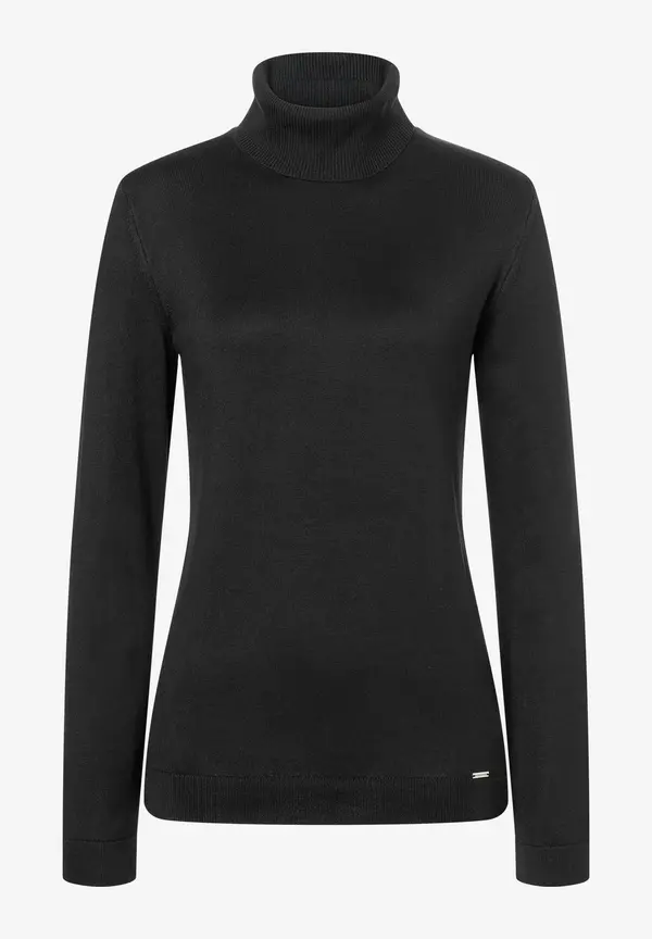 More & More Rollkragenpullover, schwarz, Herbst-Kollektion