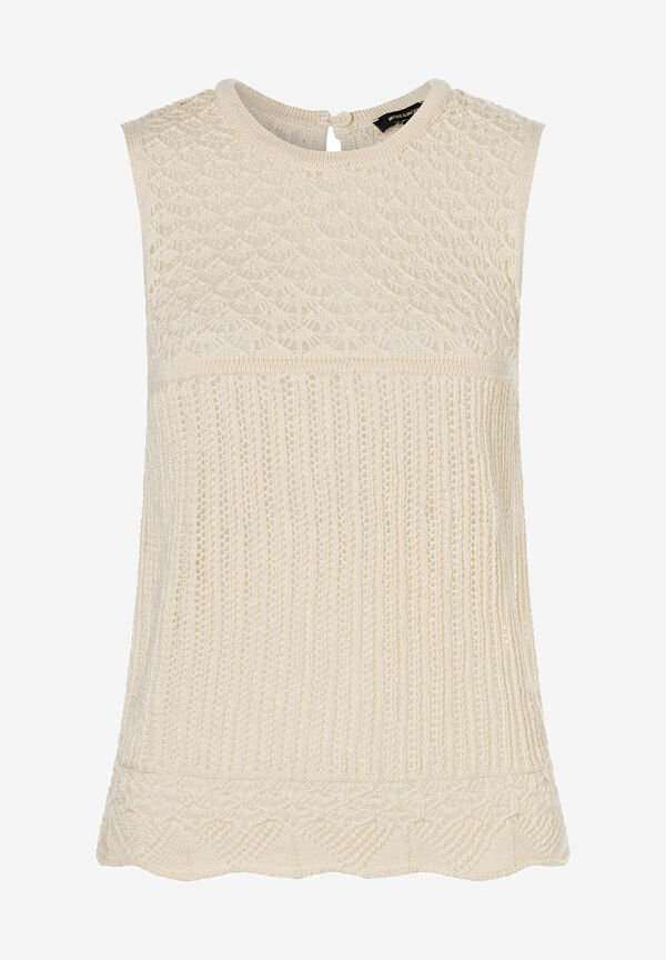 Strick-Top, beige, Sommer-Kollektion günstig online kaufen