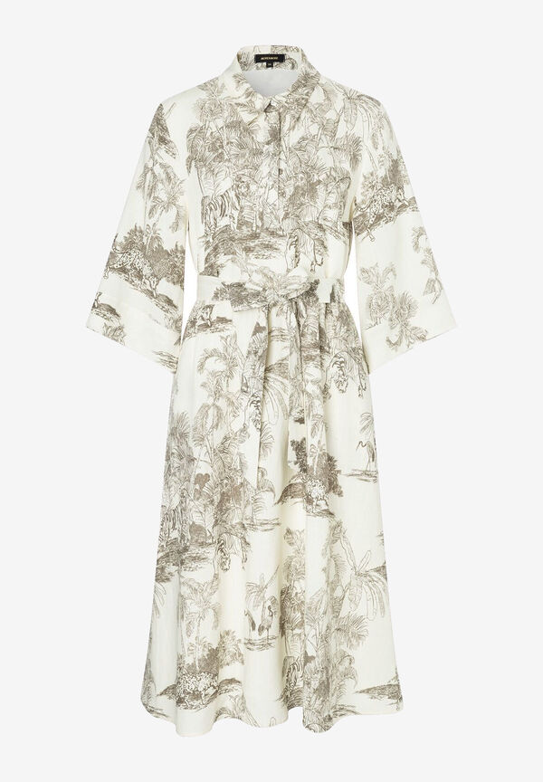 Hemdblusenkleid, Dschungel-Print, Sommer-Kollektion günstig online kaufen