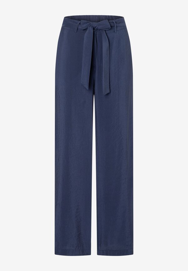 Hose mit Gürtel, marine, Sommer-Kollektion günstig online kaufen
