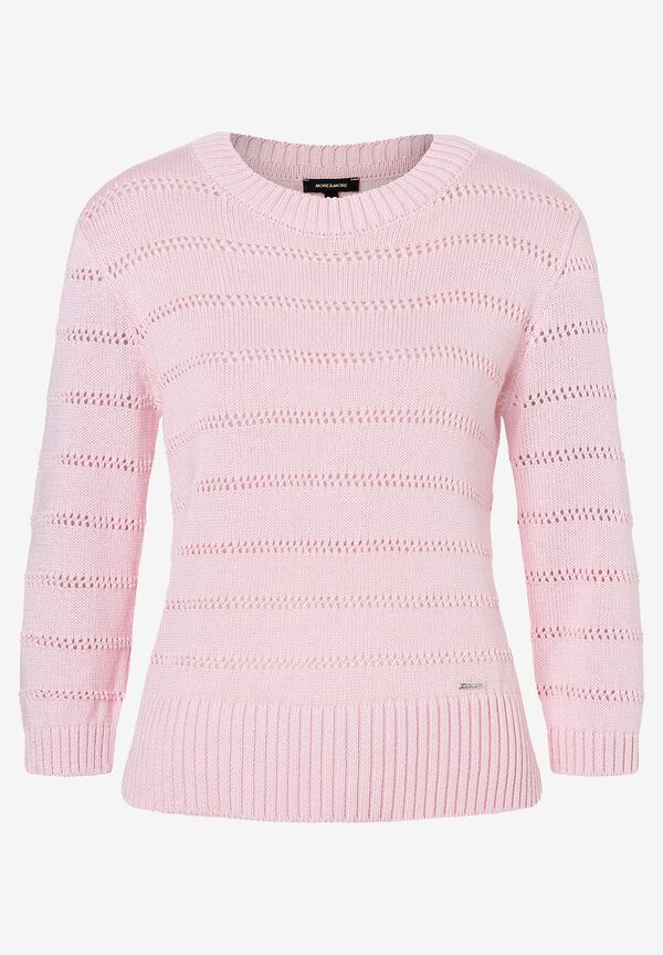 Ajour Pullover, sorbet rose, Frühjahrs-Kollektion