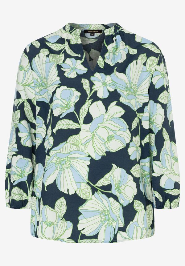 4031664051455 - Viskosebluse Flowerprint Frühjahrs-Kollektion