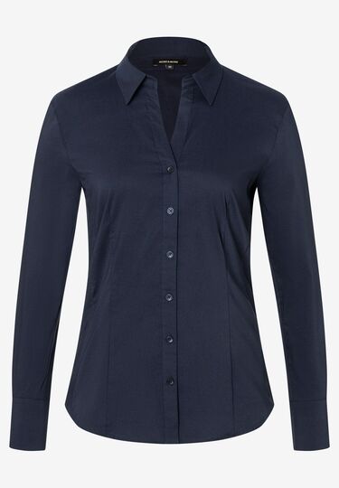 Businessbluse, marine | Der offizielle MORE & MORE Onlineshop